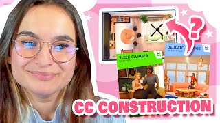 ☾ Je construis quAVEC des CC de construction  et cest des dingueries 🤩  Sims 4 ☽ [upl. by Yllitnahc985]