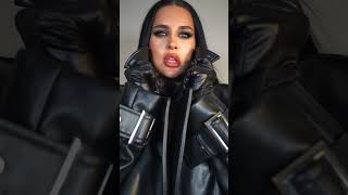 Leather ASMR🖤 leather leatherfashion [upl. by Tania149]