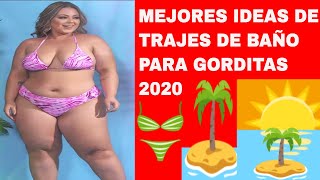 Moda verano y bellos trajes de baño para gorditas 2020👙🏖🏝⛱👌 [upl. by Avon]