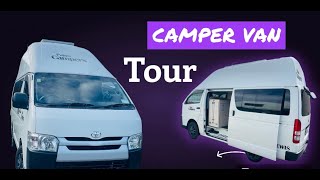 New Zealand CAMPER VAN ROAD TRIP BEGINS  Van Tour Episode 1 [upl. by Notloc913]