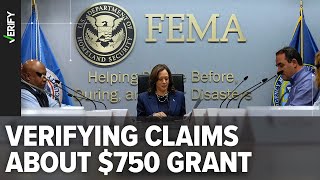 VERIFYING claims about FEMA’s 750 payment to survivors [upl. by Sebastiano]