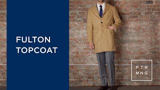 Peter Manning NYC Fulton Topcoat  A Topcoat for Shorter Men [upl. by Eenahpets997]