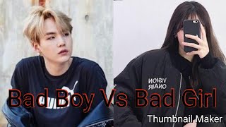 BTS Suga FF HighSchoolBad Boy Vs Bad Girl ep9 [upl. by Selle]