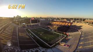 VikingsGophers Time Lapse 48 Hours of Minnesota Football Gameday [upl. by Patrizio798]