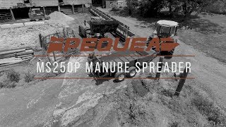 Pequea MS250P Manure Spreader [upl. by Rabbaj]