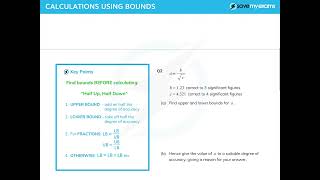 Upper amp Lower Bounds  Calculations Using Bounds in 6 Mins  GCSE amp IGCSE Maths Revision [upl. by Engle]