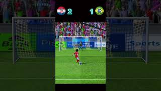 Croatia vs Brazil best penalty match highlights fifa efootballmobile efootballm efootball2024 [upl. by Marv340]