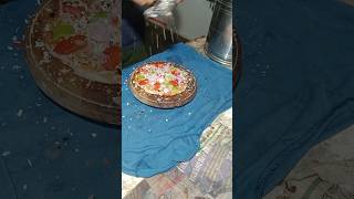 Kurkure Singh Ka pizza 🍕 homemade pizza pizza shorts food trending [upl. by Wilkie137]