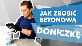 Jak zrobić betonową doniczkę Beton architektoniczny Inspiracje DIY  Concrete planter [upl. by Ecinereb256]