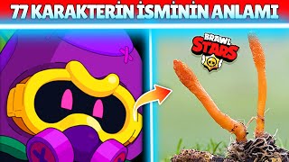 TÜM 77 KARAKTERİN İSİMLERİNİN ANLAMI  BRAWL STARS [upl. by Teplitz]