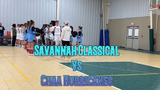 Savannah Classical vs CHAA Hurricanes Varsity [upl. by Essa]