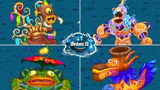 All Rare Wublins Comparison Rare Wublins update 12  My Singing Monsters [upl. by Reve]