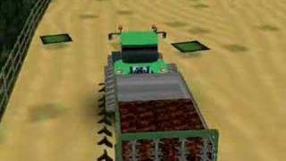 simtractor deutzbergmann manure spreader [upl. by Ylrebme]