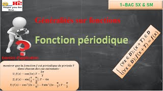 1 bac  généralité sur les fonctions  fonction périodique [upl. by Publus164]