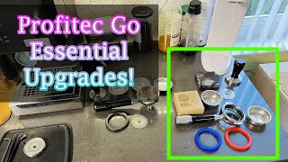 Profitec Go Espresso Machine Essential Upgrades [upl. by Ahsilam]