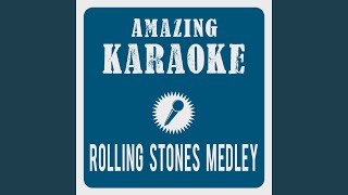 Rolling Stones Medley Pt 1 Karaoke Version Originally Performed By The Rolling Stones [upl. by Necaj]