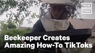 Viral Beekeeper TikTok Compilation  NowThis [upl. by Eninaj983]