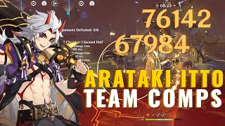 Arataki Itto Best Team Comps amp Recommendations  Genshin Impact [upl. by Admana175]