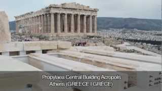 Propylaea Central Building Acropolis Athens GREECE [upl. by Aramois]