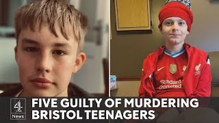 Five found guilty of murdering teenagers in Bristol mistaken identity attack [upl. by Ocsirf]