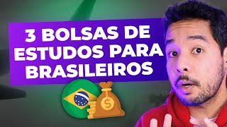 3 BOLSAS DE ESTUDOS QUE TODO BRASILEIRO PODE CONQUISTAR  estudar no exterior [upl. by Inattirb]