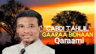 Cabdi Tahliil Warsame  Gaaraa Bidhaan Hees Qaraami ah [upl. by Amalberga]