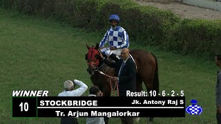 Stockbridge with Antony Raj S up wins The Golconda 2000 Guineas Gr 2 2021 [upl. by Lehacim]