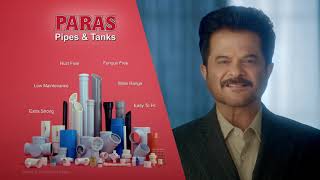 India’s Best Water Tanks and Pipes  Paras Group  Ft Anil Kapoor [upl. by Asyle400]