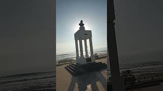 Iquique busto de Cristóbal Colon iquique beach tourism travel chile entertainment [upl. by Selrahc]