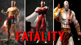 Mortal Kombat All Guest Character Fatalities 20082023 [upl. by Isabelle]