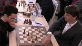 GM Morozevich  GM Caruana ENDGAME FRAGMENT [upl. by Sheaff]