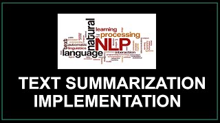 Text Summarization Implementation  TextRank Algorithm  PageRank Algorithm  Python  NLP tutorial [upl. by Yerroc]