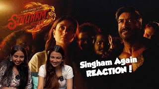 Singham Again  Official Trailer  A Rohit Shetty Cop Universe  Reaction [upl. by Bedelia]