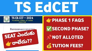 TS EdCET Phase 1 Results All Doubts ExplainedStudentUpdates247 [upl. by Rehpotsirc83]