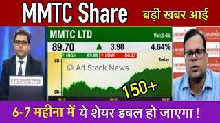 MMTC share latest newsBuy or not  Mmtc share price target [upl. by Carny]