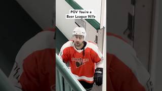 Wives watching Beer League Hockey 🏒 🥅👩🏼 hockeylife beerleaguehockey [upl. by Eniamahs]