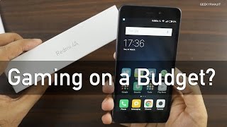 Redmi 4A Gaming Review The Budget Gaming Smartphone [upl. by Eiddal]