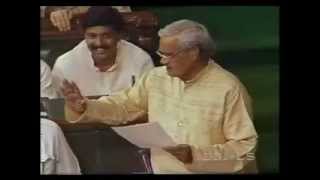 Atal Bihari Vajpayee Speech  Here Comes My Resignation Mr Speaker [upl. by Asnarepse]