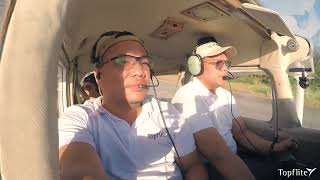 Cross Country Flying Binalonan to Lingayen via Hundred Islands [upl. by Caruso]