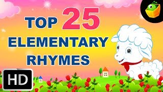 Top 25 Hit Songs For Elementary Kids  40 Mins  English Nursery Rhymes  Compilation HD Animation [upl. by Ardnaz]