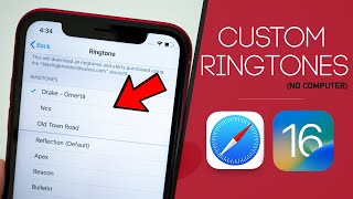 How to Set ANY Song as RINGTONE on iPhone No Computer  iOS 18 [upl. by Anairt]