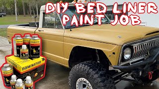 Dominator DIY tinted spray on bed liner paint job [upl. by Mellette]