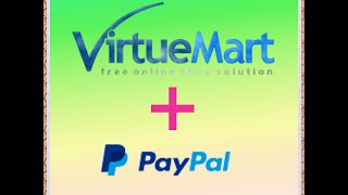 VirtueMart Joomla 3  Payment methods setup PayPal [upl. by Eniortna689]