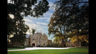 A Regal Fieldstone Manor on Round Hill in Greenwich Connecticut [upl. by Ciccia864]