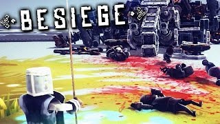 BESIEGE CUSTOM CREATIONS FUNNY MOMENTS  The Hive Gameplay Montage [upl. by Strang]