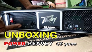 UNBOXING POWER PEAVEY CS 3000 unboxingpowerpeaveycs3000 [upl. by Nimzay]