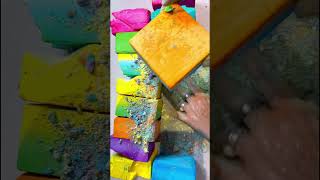 powdery oddlysatisfying asmrgymchalk pleasesubscribe relaxing crunchy dyedchalk [upl. by Fabe]