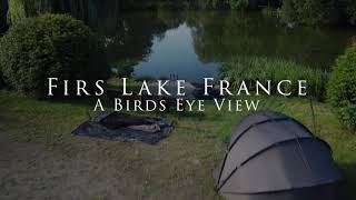 Carp Fishing In France With Accommodation  Firs Lake France A Birds Eye View [upl. by Erdried]