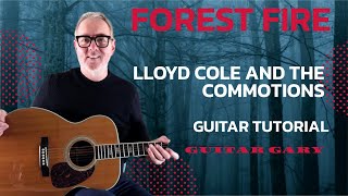 Forest Fire  Lloyd Cole and the Commotions  guitar tutorial [upl. by Briscoe]