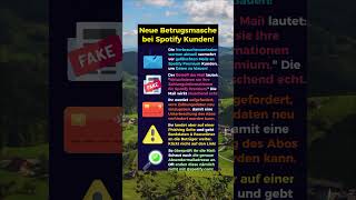 Neue Betrugsmasche bei Spotify [upl. by Miharba]